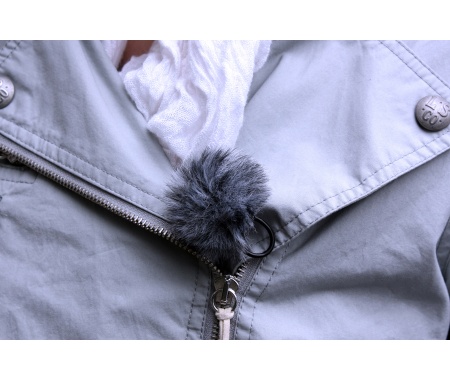 065515 single grey lavalier windjammer