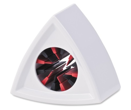 107317 5x mic flag triangular white